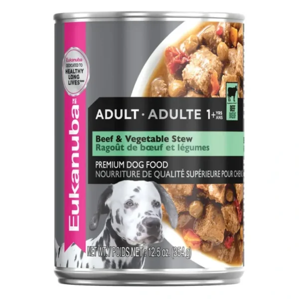 Best Eukanuba, Can Adult - Beef & Vegetable Stew - 354 g - Wet Dog Food - Pet Home | The Perfect Pet Supplies Shopping Experience Dogs