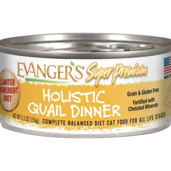 Store Evangers Super Premium Holistic Quail Dinner Canned Cat Food - Pet Home | The Perfect Pet Supplies Shopping Experience Cats