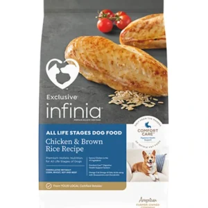 Clearance Exclusive Infinia Chicken &Brown Rice Recipe All Life Stages Dog Food - Pet Home | The Perfect Pet Supplies Shopping Experience Dogs