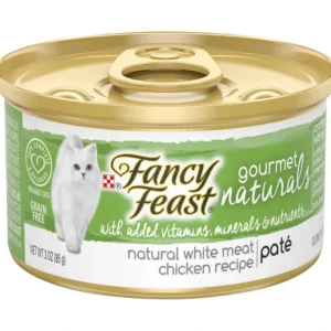 Hot Fancy Feast Gourmet Naturals Grain-Free Pate White Meat Chicken Recipe Adult Wet Cat Food - Pet Home | The Perfect Pet Supplies Shopping Experience Cats