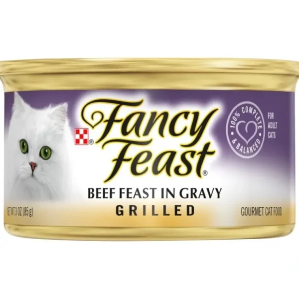 Sale Fancy Feast Grilled Beef Feast In Gravy Canned Cat Food - Pet Home | The Perfect Pet Supplies Shopping Experience Cats