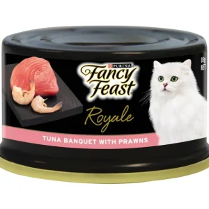 Sale Fancy Feast Royale Tuna Banquet with Whole Prawns 85g x 24 (Case) - Pet Home | The Perfect Pet Supplies Shopping Experience Cats