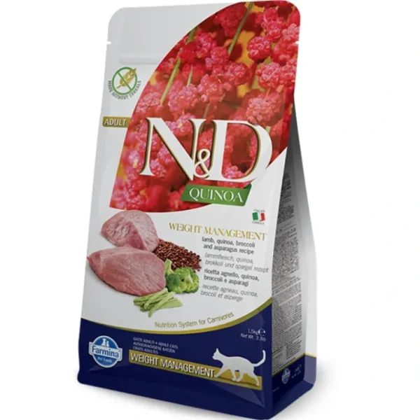 Cheap Farmina - ND Quinoa Weight Management Lamb Dry Cat Food - Pet Home | The Perfect Pet Supplies Shopping Experience Cats