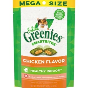 Flash Sale Feline Greenies - Smartbites Hairball Control/Indoor Care Chicken Flavor - Pet Home | The Perfect Pet Supplies Shopping Experience Cats