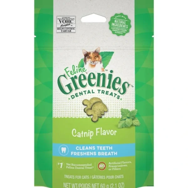 Flash Sale FELINE GREENIES Dental Treats Catnip Flavor - Pet Home | The Perfect Pet Supplies Shopping Experience Cats