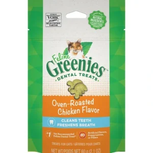 Cheap FELINE GREENIES Dental Treats Oven Roasted Chicken Flavor - Pet Home | The Perfect Pet Supplies Shopping Experience Cats