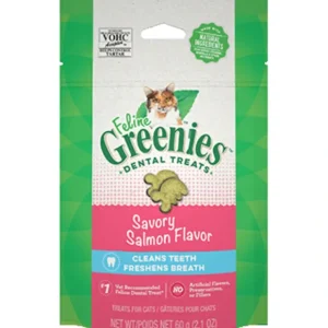 Store FELINE GREENIES Dental Treats Savory Salmon Flavor - Pet Home | The Perfect Pet Supplies Shopping Experience Cats