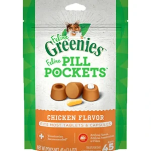 Fashion FELINE GREENIES PILL POCKETS Treats FELINE GREENIES PILL POCKETS Treats Chicken Flavor - Pet Home | The Perfect Pet Supplies Shopping Experience Cats