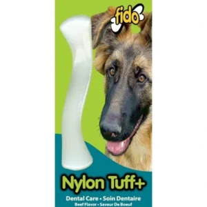 Best Fido Nylon Tuff+ Bone - Beef Large 22Cm - Pet Home | The Perfect Pet Supplies Shopping Experience Pet Toys