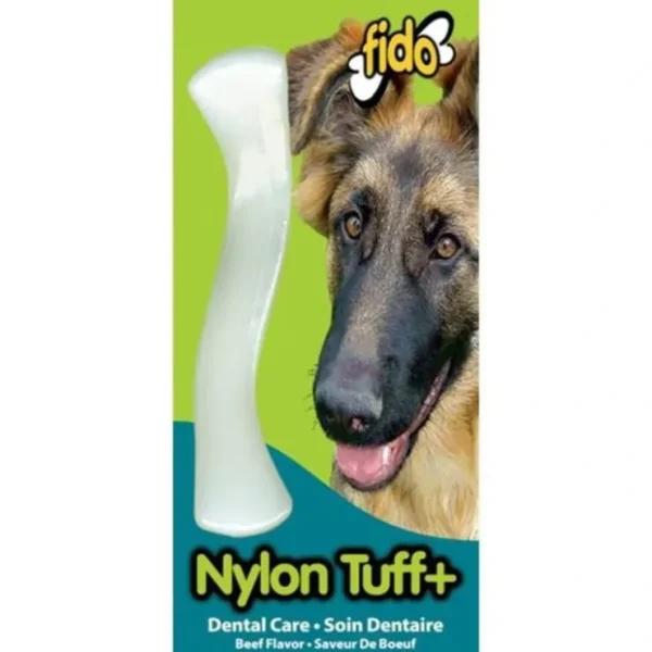 Best Fido Nylon Tuff+ Bone - Beef Large 22Cm - Pet Home | The Perfect Pet Supplies Shopping Experience Pet Toys