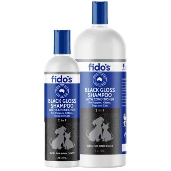 Hot Fidos Black Gloss Shampoo - Pet Home | The Perfect Pet Supplies Shopping Experience Cats