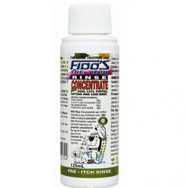 Sale Fido's Fre-Itch Rinse Concentrate 125mL - Pet Home | The Perfect Pet Supplies Shopping Experience Cats