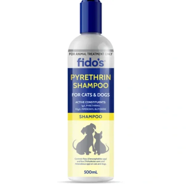 Online Fidos Pyrethrin Shampoo 500ml - Pet Home | The Perfect Pet Supplies Shopping Experience Cats