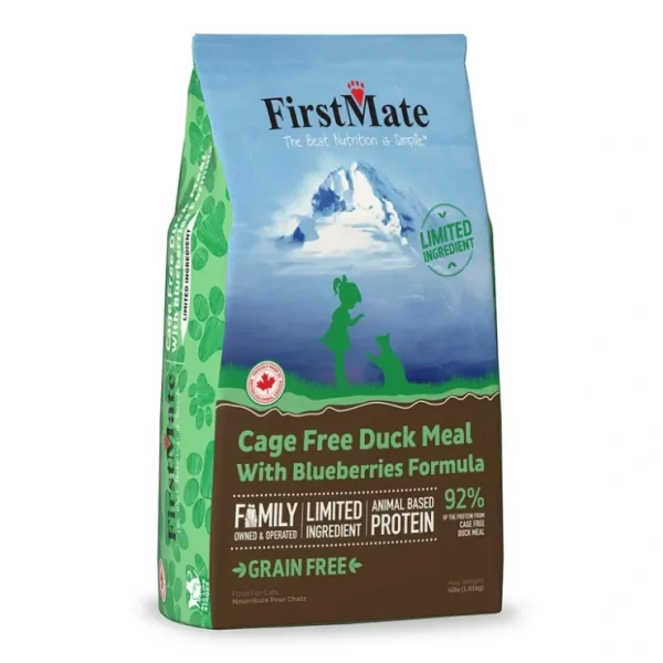 Discount FirstMate Limited Ingredient Cage Free Duck with Blueberries Cat Food - Pet Home | The Perfect Pet Supplies Shopping Experience Cats