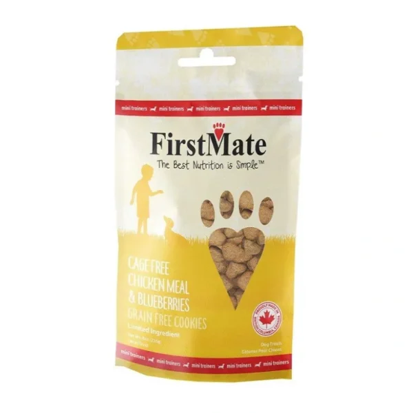 Best Sale FirstMate Mini Chicken with Blueberry Treats for Dogs 8oz - Pet Home | The Perfect Pet Supplies Shopping Experience Dogs