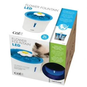 Hot Flower Fountain with LED Light - Pet Home | The Perfect Pet Supplies Shopping Experience Cats