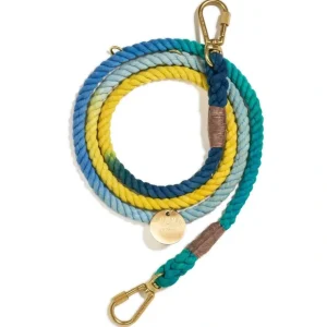 Best Found My Animal Azure Cotton Rope Dog Leash, Adjustable - Pet Home | The Perfect Pet Supplies Shopping Experience Dogs