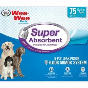 Clearance Four Paws Inc Wee-Wee Super Absorbent Pads With Insta-Rise Border - Pet Home | The Perfect Pet Supplies Shopping Experience Dogs