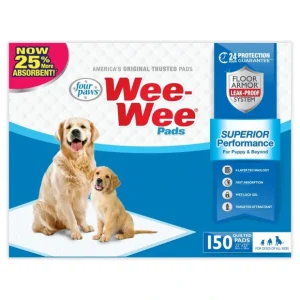Cheap Four Paws Inc Wee-Wee Superior Performance Dog Pee Pads (150 count) - Pet Home | The Perfect Pet Supplies Shopping Experience Dogs