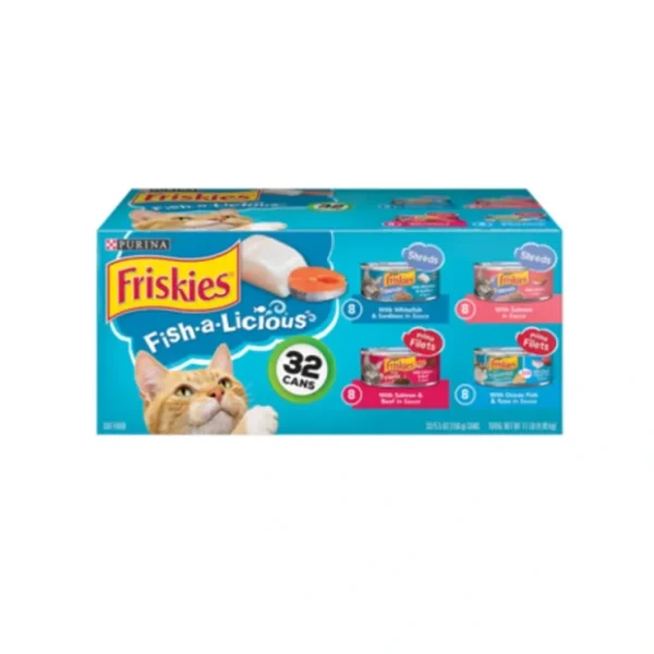 Online Friskies Fish a Licious Wet Cat Food Variety Pack - Pet Home | The Perfect Pet Supplies Shopping Experience Cats