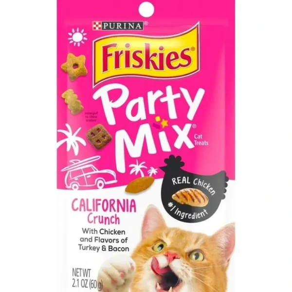 Cheap Friskies Party Mix California Dreamin' Cat Treats (2.1-oz) - Pet Home | The Perfect Pet Supplies Shopping Experience Cats