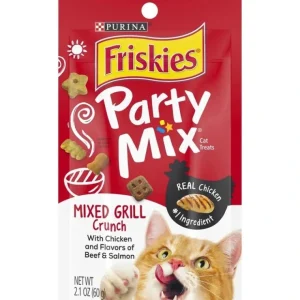 Fashion Friskies Party Mix Mixed Grill Crunch Cat Treats - Pet Home | The Perfect Pet Supplies Shopping Experience Cats