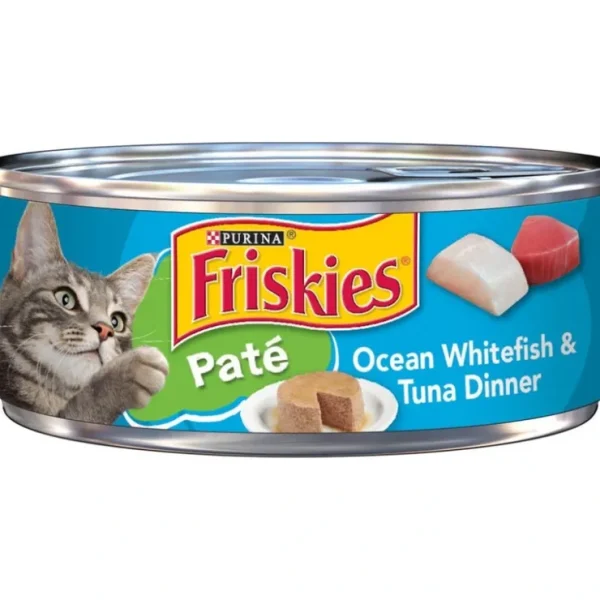 Cheap Friskies Pate Ocean White Fish & Tuna Dinner Canned Cat Food - Pet Home | The Perfect Pet Supplies Shopping Experience Cats