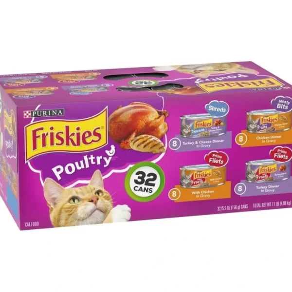 New Friskies Poultry Variety Canned Cat Food - Pet Home | The Perfect Pet Supplies Shopping Experience Cats