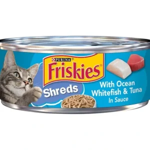 Outlet Friskies Savory Shreds with Ocean White Fish &Tuna Canned Cat Food - Pet Home | The Perfect Pet Supplies Shopping Experience Cats
