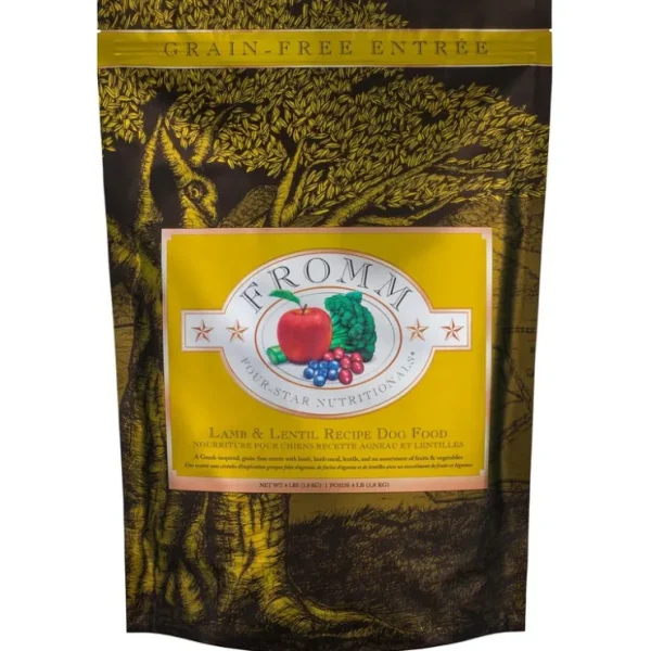 Best Fromm Four-Star Lamb &Lentil Recipe Dog Food - Pet Home | The Perfect Pet Supplies Shopping Experience Dogs