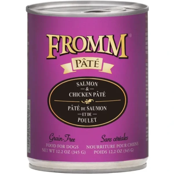 Clearance Fromm Grain-Free Salmon &Chicken Pu00e2tu00e9 Dog Food (12.2 oz) - Pet Home | The Perfect Pet Supplies Shopping Experience Dogs
