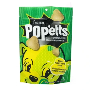 Best Fromm Pop'etts Banana Peanut Buster Flavor Cracker Snacks Dog Treats - Pet Home | The Perfect Pet Supplies Shopping Experience Dogs