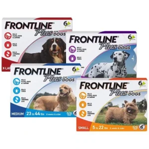Outlet Frontline - Plus Flea and Tick Treatment for Dogs 3-pack - Pet Home | The Perfect Pet Supplies Shopping Experience Cats