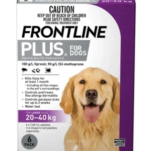 Cheap Frontline Plus Large Dog 6pk - 20-40kg - Pet Home | The Perfect Pet Supplies Shopping Experience Cats
