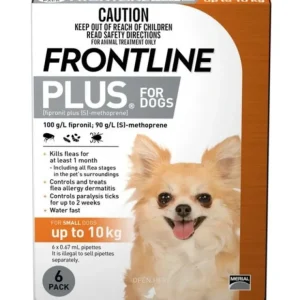 Flash Sale Frontline Plus Small Dog 6pk - Up to 10kg - Pet Home | The Perfect Pet Supplies Shopping Experience Cats