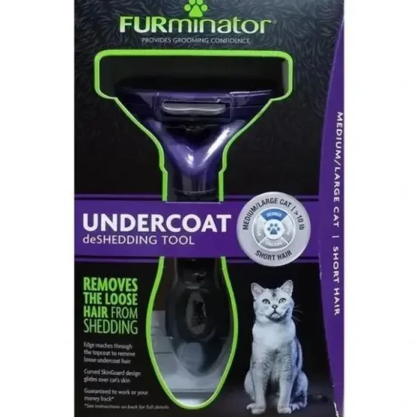 Discount Furminator Medium/Large Cat Short Hair Undercoat Rake - Pet Home | The Perfect Pet Supplies Shopping Experience Cats