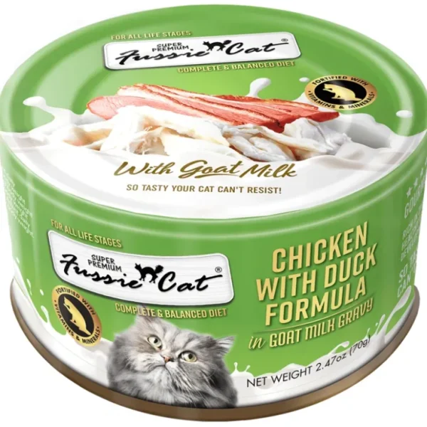 Best Sale Fussie Cat - Chicken with Duck Formula in Goat Milk Gravy Wet Cat Food - Pet Home | The Perfect Pet Supplies Shopping Experience Cats