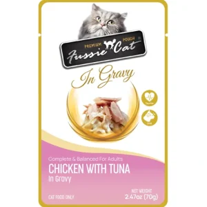 Fussie Cat - Chicken with Tuna in Gravy Wet Cat Food - Pet Home | The Perfect Pet Supplies Shopping Experience