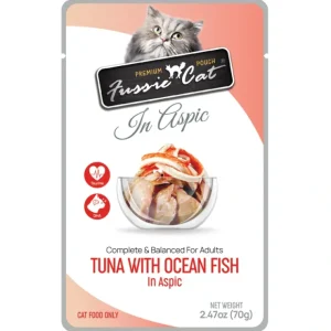 Outlet Fussie Cat - Tuna with Ocean Fish in Aspic Wet Cat Food - Pet Home | The Perfect Pet Supplies Shopping Experience Cats