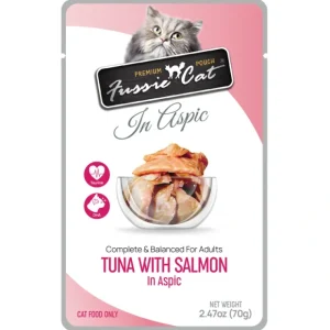 Outlet Fussie Cat - Tuna with Salmon in Aspic Wet Cat Food - Pet Home | The Perfect Pet Supplies Shopping Experience Cats
