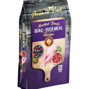 Sale Fussie Cat Market Fresh Grain Free Quail & Duck Meal Recipe Dry Cat Food - Pet Home | The Perfect Pet Supplies Shopping Experience Cats