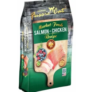 Fashion Fussie Cat Market Fresh Grain Free Salmon & Chicken Recipe Dry Cat Food - Pet Home | The Perfect Pet Supplies Shopping Experience Cats