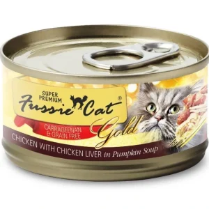 New Fussie Cat Super Premium Grain Free Chicken with Chicken Liver in Pumpkin Soup Canned Cat Food - Pet Home | The Perfect Pet Supplies Shopping Experience Cats