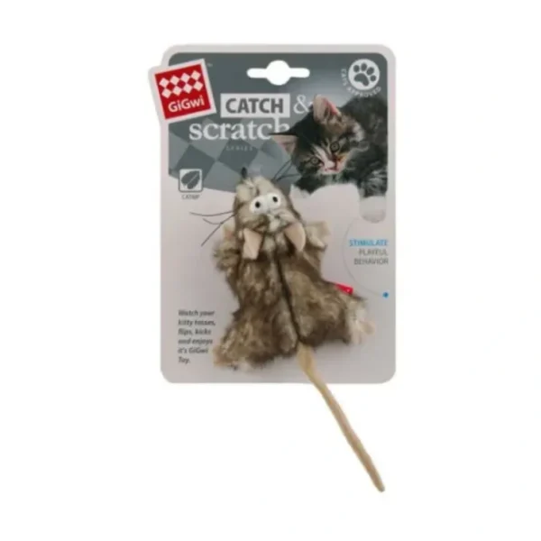 Best GiGwi Catch 'n' Scratch Mouse - Pet Home | The Perfect Pet Supplies Shopping Experience Pet Toys