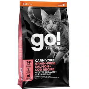 Fashion GO! SOLUTIONS, CARNIVORE Grain Free Salmon + Cod Recipe for cats - Pet Home | The Perfect Pet Supplies Shopping Experience Cats