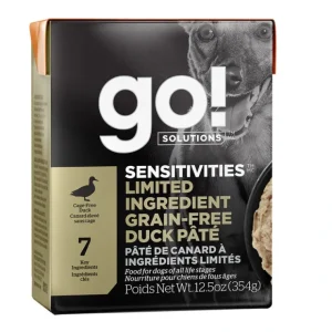 Best Sale GO! SOLUTIONS, SENSITIVITIES Limited Ingredient Grain Free Duck Pâté for dogs - Wet Dog Food - Pet Home | The Perfect Pet Supplies Shopping Experience Dogs