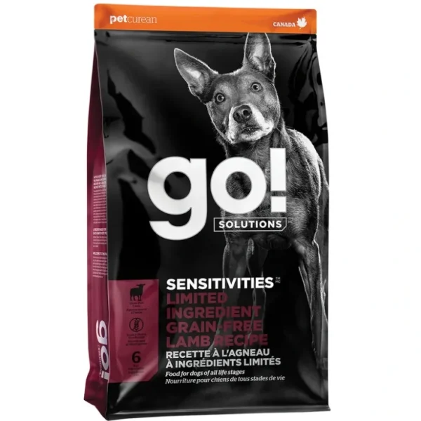 Clearance GO! SOLUTIONS, SENSITIVITIES Limited Ingredient Grain Free Lamb Recipe for dogs - Pet Home | The Perfect Pet Supplies Shopping Experience Dogs