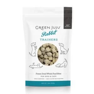Best Green Juju Freeze-Dried Rabbit Trainers for Dogs & Cats (2.5 oz) - Pet Home | The Perfect Pet Supplies Shopping Experience Cats