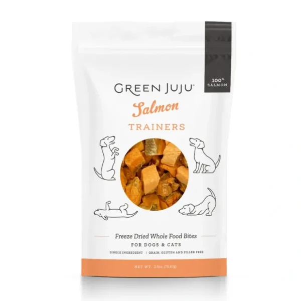 Green Juju Freeze-Dried Salmon Trainers for Dogs & Cats - Pet Home | The Perfect Pet Supplies Shopping Experience