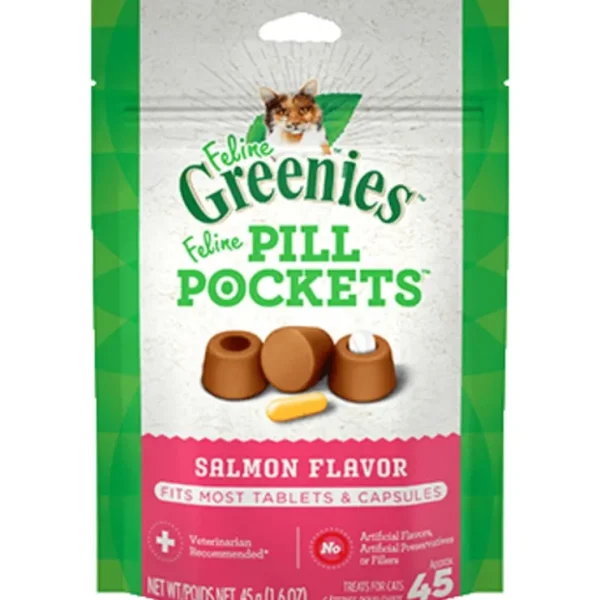 Outlet Greenies - Salmon Pill Pockets for Cats - Pet Home | The Perfect Pet Supplies Shopping Experience Cats